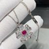 Fashion Simple Red Square Ladies Necklace