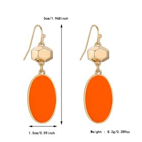 Colorful Flower Stud Earrings European And American Summer High Sense (Option: WXE06612 color)