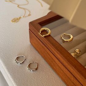 Earrings Niche Design Advanced Simple Bracelet (Option: Suit)