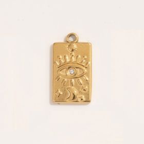Titanium Steel, Versatile Personality, Niche Trends, Pendants (Option: Style2)