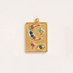 Titanium Steel, Versatile Personality, Niche Trends, Pendants (Option: Style1)