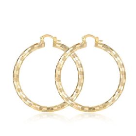 European And American Minimal Art Design Circle Shape Electroplating 18K Gold (Option: Gold)