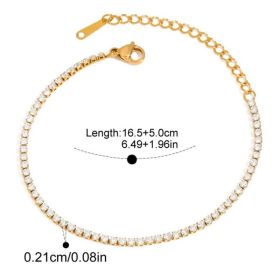 High-end Exquisite Ultra-flashing Starry Diamond Bracelet, Row Diamond Bracelet (Option: Style1)