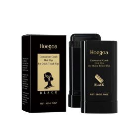 Hoegoa Hair Hair Hair Color Temporary Hair Hair Stick Is A Naturally Gentle And Non-irritating Pigmentation Hairdresser (Option: Black-1PCS)